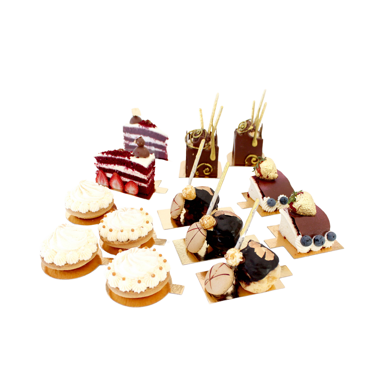 Dessert Board Round Gold (80mm)