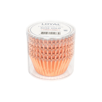Foil Baking Cups Rose Gold