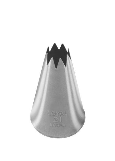 Piping Tip No. 21 OPEN STAR STANDARD S/S