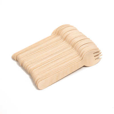 Compostable Wooden Sporks (50pc)