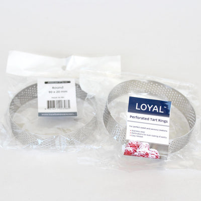 Perforated Tart Ring Round (90mm)
