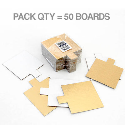 Dessert Board Square Gold (80mm)