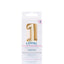 Number Candle Balloon Metallic Gold