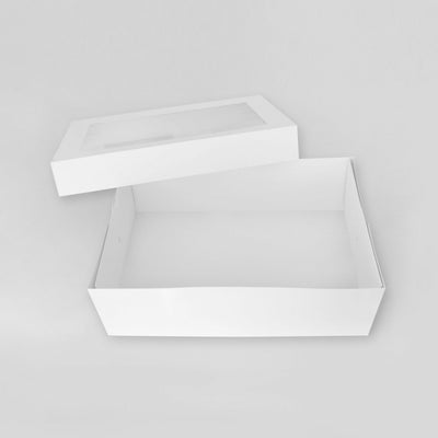 Cake Box Rectangle + Lid (18x12x6")