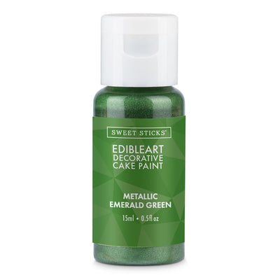 Emerald Green Metallic Edibleart Paint 15ml