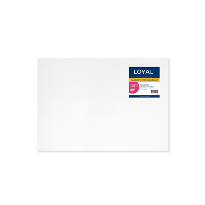 Masonite Rectangle White Board