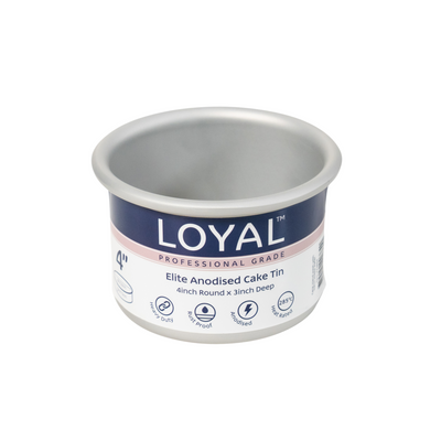 Elite Anodised Cake Tin Round 3" Deep