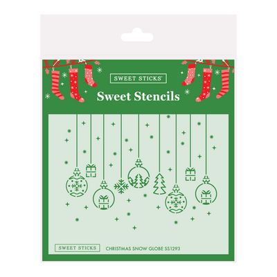 Christmas Snow Globe SS1293 Stencil