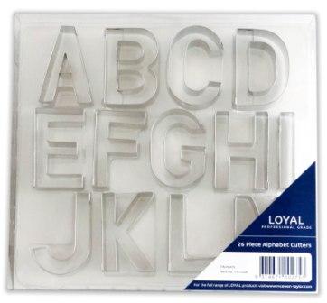 Tin Plate Medium Alphabet Cutter Set (26pc)