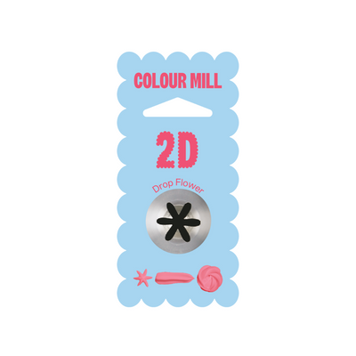 Colour Mill Piping Tip 2D Drop Flower