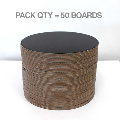 Dessert Board Round Black (200mm)