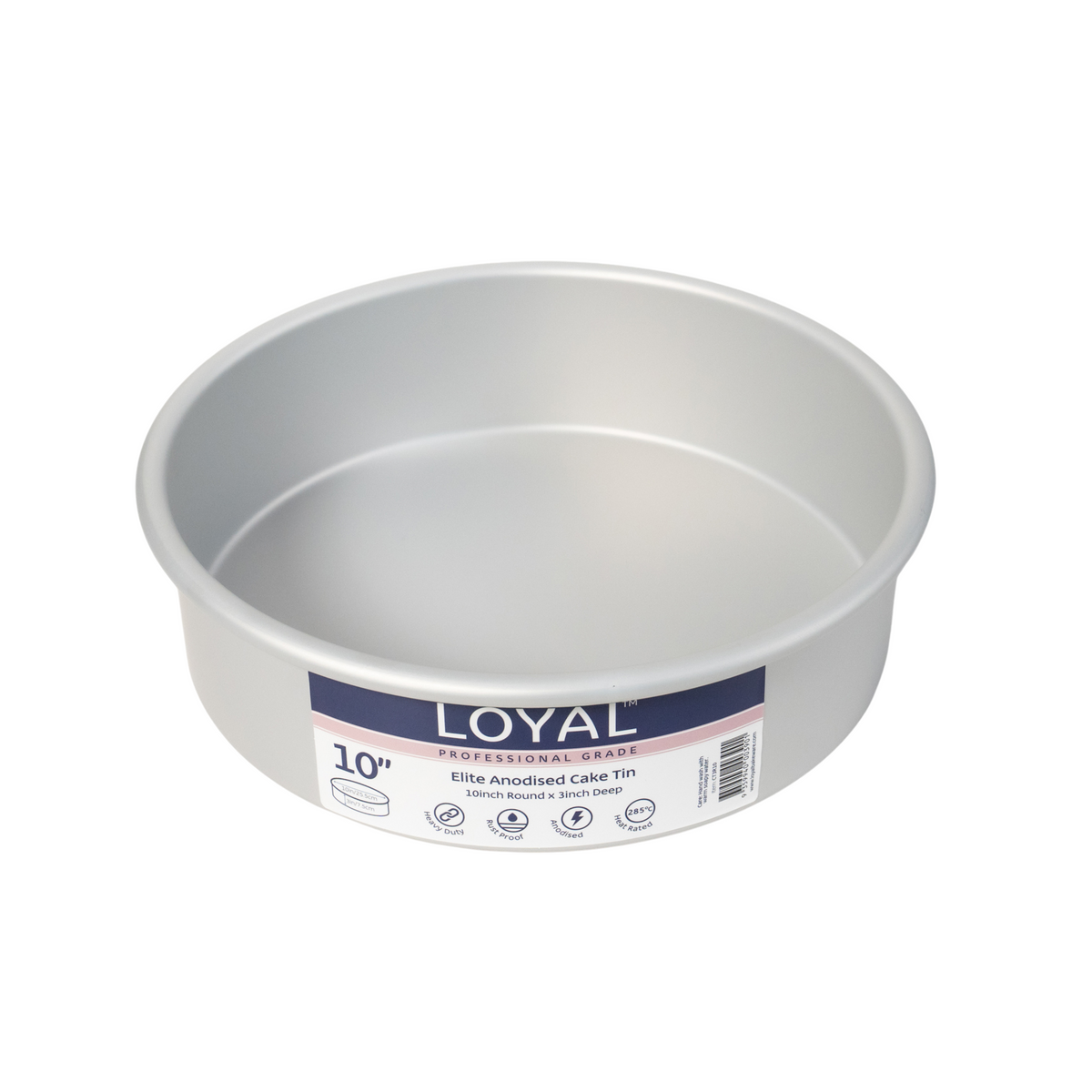 Elite Anodised Cake Tin Round 3" Deep