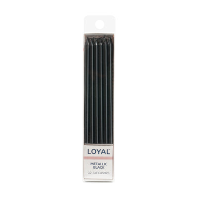 Tall Candle Metallic (12pc)