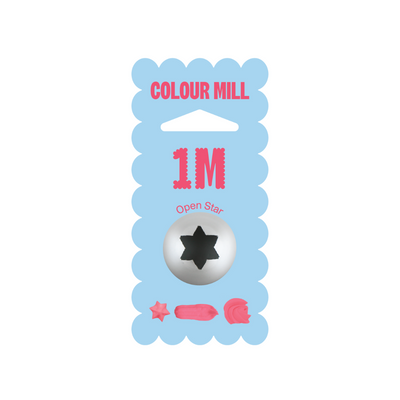 Colour Mill Piping Tip 1M Open Star