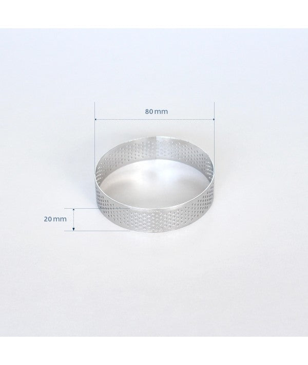 Perforated Tart Ring Round (70mm)