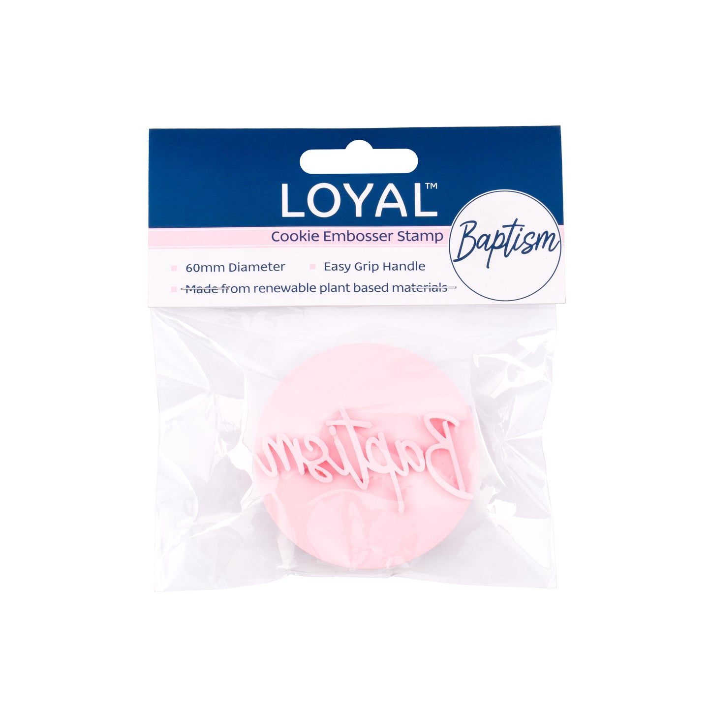 Cookie Embosser Stamp Baptism