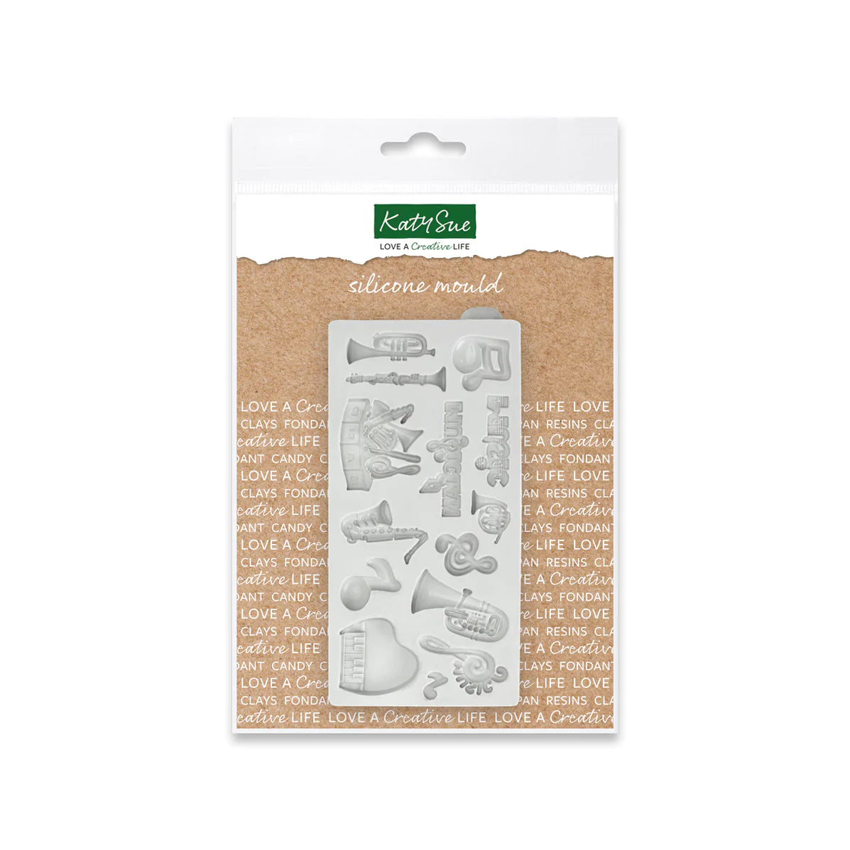 Miniature Music Set Silicone Mould