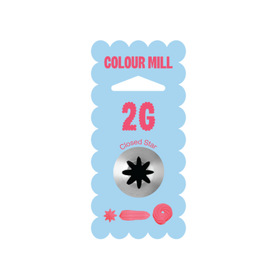 Colour Mill Piping Tip 2G Closed Star
