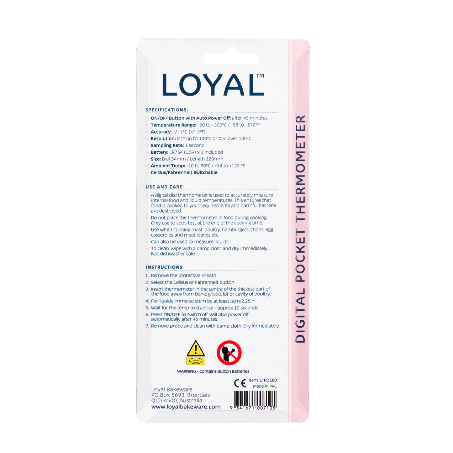 Digital Pocket Thermometer