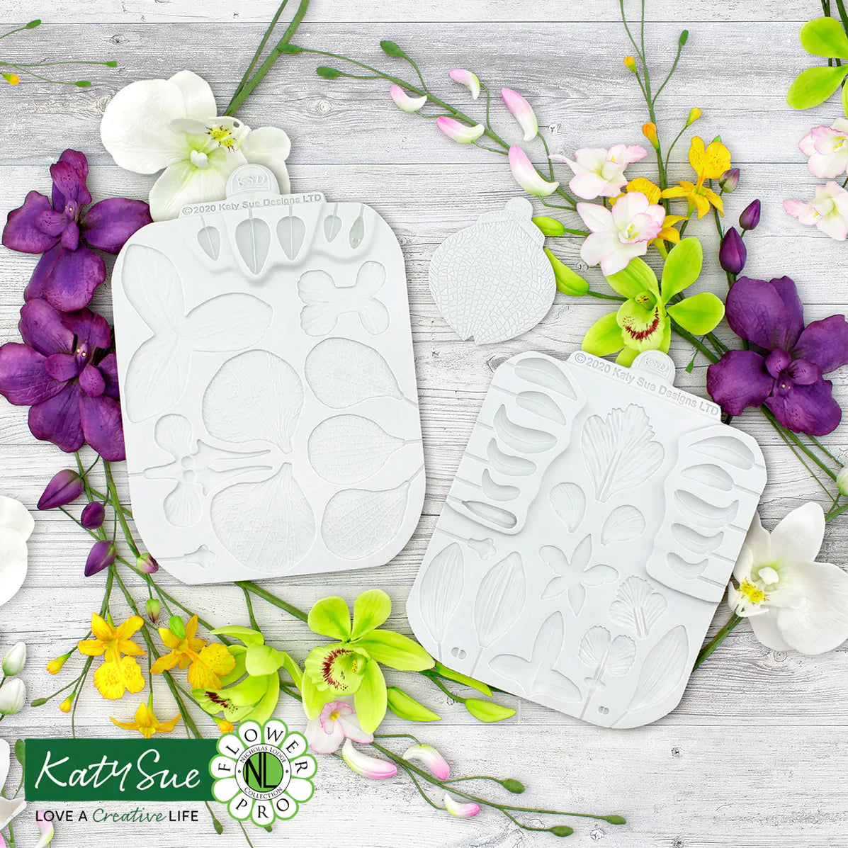 Ultimate Orchids Silicone Moulds + Veiner Set