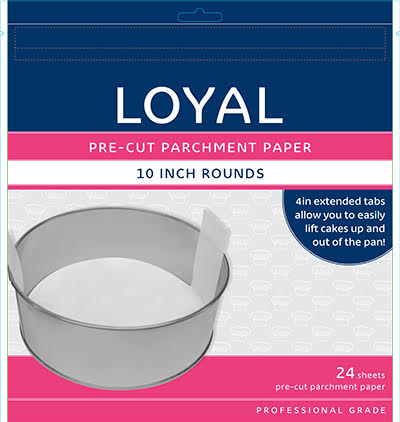 PRE-CUT PAPER WITH TABS RND 250mm/10 inch