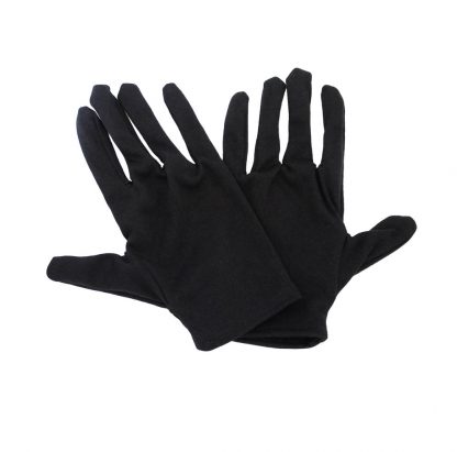 Black Cotton Food Prep Gloves