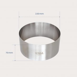 150mm FOOD/STACKER RING S/S