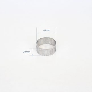 45mm PERFORATED RING S/S