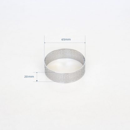 65mm PERFORATED RING S/S