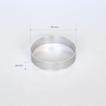 90mm PERFORATED RING S/S