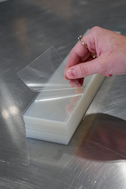Acetate strips are a convenient, waste-free option for dessert makers